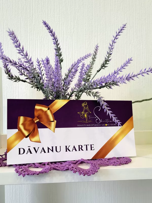 Tavam skaistumam skaistumkopšanas salons Ogrē - Dāvanu karte